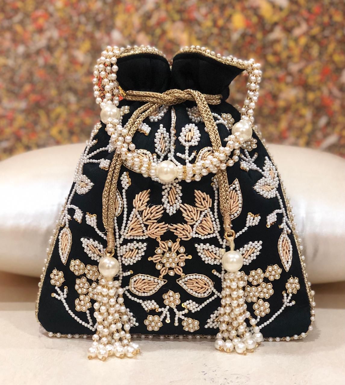Purse With Golden Hand Embroidery From India Stock Photo - Download Image  Now - Arts Culture and Entertainment, Backgrounds, Bag - iStock
