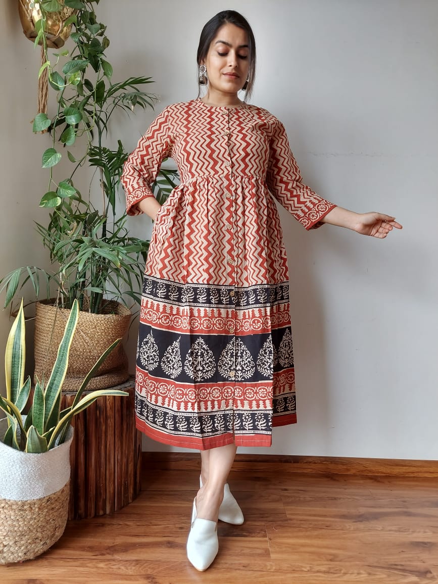 Buy Fashion Zonez Peach Satin Silk Shibori Print Kurti Online at Low prices  in India on Winsant, India fastest online… | Stylish gown, Shibori dress,  Designer gowns