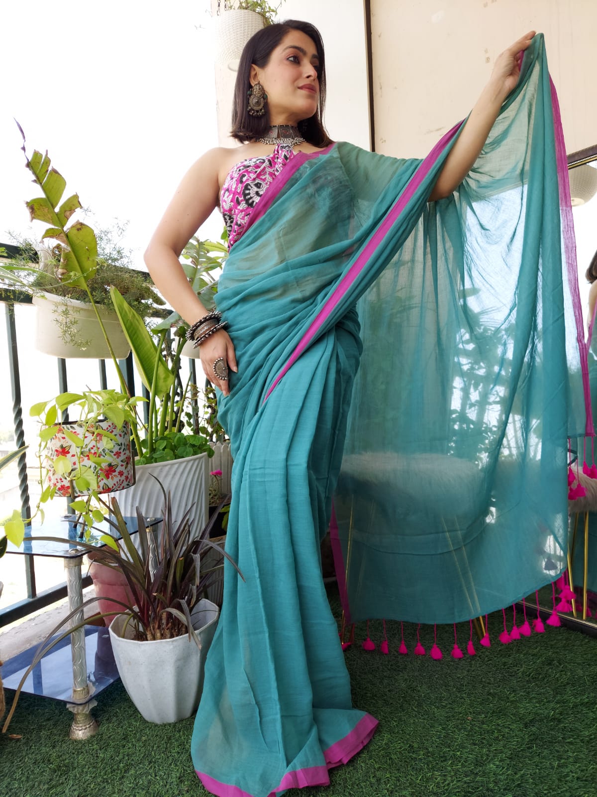 Mulmul (Malmal) Cotton Sarees From Rs 1000 Onwards