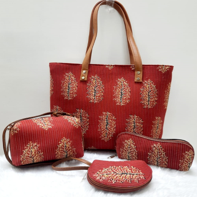 Indigo Mood Ikat Office Bag – Crafthues