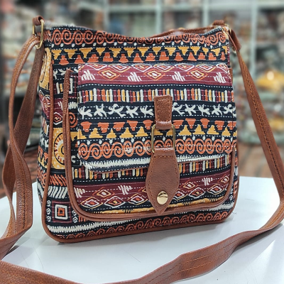 Buy Beautiful Hand Print Tribal Batik Clutch Adorned With Brown Pom Pom,  Bohemian Bag, Ethnic Bag, Boho Purse for Women BG515BABR Online in India -  Etsy